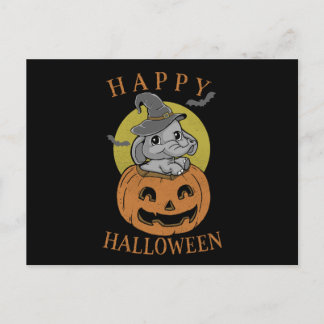 Happy Halloween Baby olifant Briefkaart