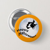 Happy Halloween Badge Ronde Button 5,7 Cm (Voorkant /achterkant)