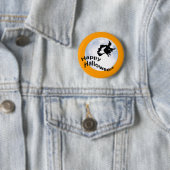 Happy Halloween Badge Ronde Button 5,7 Cm (In situ)