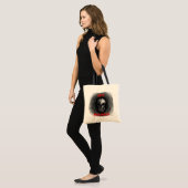 Happy Halloween Bag Skull Black Tote Bag (Voorkant (model))