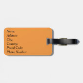 Happy Halloween Bagagelabel (Achterkant horizontaal)