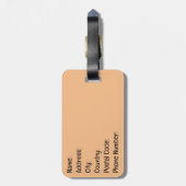 Happy Halloween Bagagelabel (Achterkant verticaal)