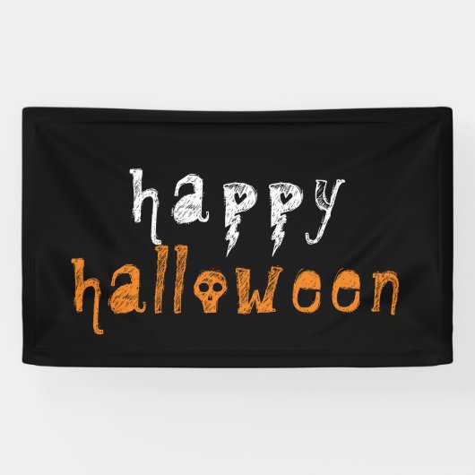 Happy Halloween Banner (Horizontaal)