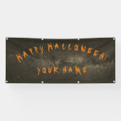  HAPPY HALLOWEEN Banner (Horizontaal)