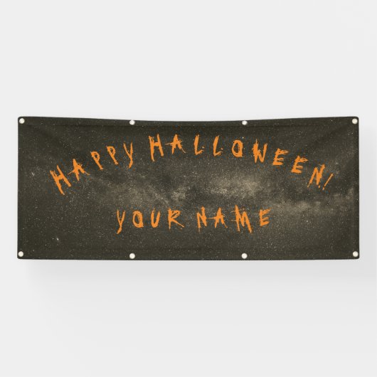  HAPPY HALLOWEEN Banner (Horizontaal)