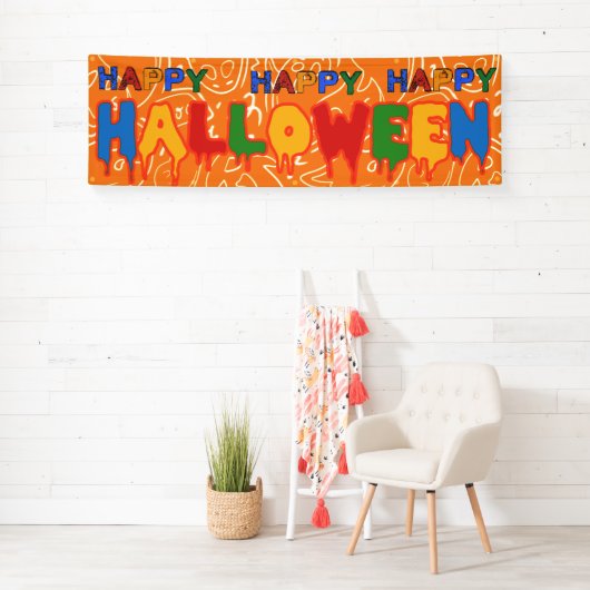 Happy Halloween Banner | Aangepaste partijverklari (Insitu)