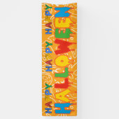 Happy Halloween Banner | Aangepaste partijverklari (Verticaal)