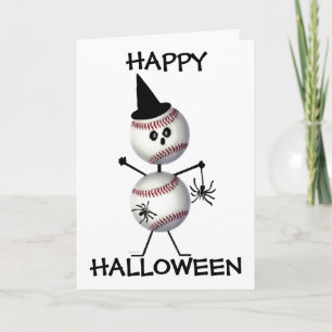 Happy Halloween Baseball Kaart