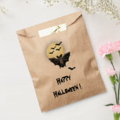Happy Halloween Bat Bedankzakje (Gezegeld)