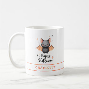 Happy Halloween Bat Custom Coffee Mok