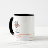 Happy Halloween Bat Custom Coffee Mok (Voorkant links)