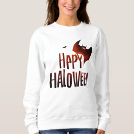 Happy Halloween Bat Design – Spooky Oranje Greetin Trui