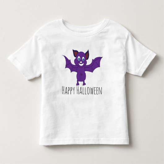 Happy Halloween Bat Kinder Shirts (Voorkant)
