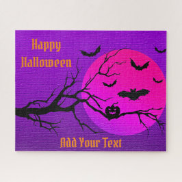Happy Halloween Bat Legpuzzel