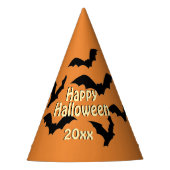 Happy Halloween Bat Pet Feesthoedjes (Voorkant)