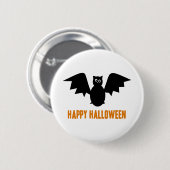 Happy Halloween Bat Ronde Button 5,7 Cm (Voorkant /achterkant)
