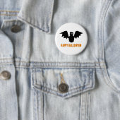 Happy Halloween Bat Ronde Button 5,7 Cm (In situ)