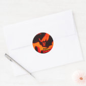 Happy Halloween Bat Sticker (Envelop)