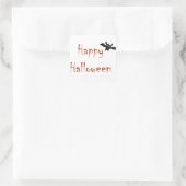 Happy Halloween Bat Sticker (Tas)