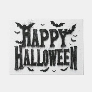 Happy Halloween - Bats Deurmat