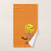 Happy Halloween Bats en de maan Bad Handdoek (Handdoek)