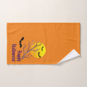 Happy Halloween Bats en de maan Bad Handdoek (Handdoek)