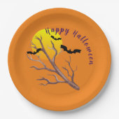 Happy Halloween Bats en het Bord van Moon Paper (Voorkant)