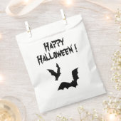 Happy Halloween Bats Favor Bag Bedankzakje (Geknipt)
