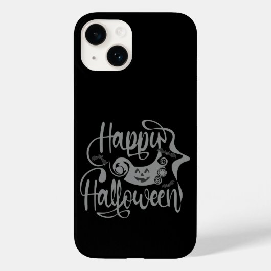 Happy Halloween bats jack o lantern Case-Mate iPhone Case (Achterkant)
