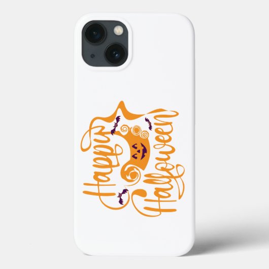 Happy Halloween bats jack o lantern Case-Mate iPhone Case (Achterkant)