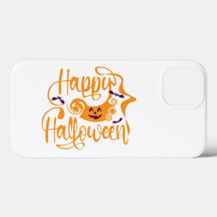 Happy Halloween bats jack o lantern Case-Mate iPhone Case