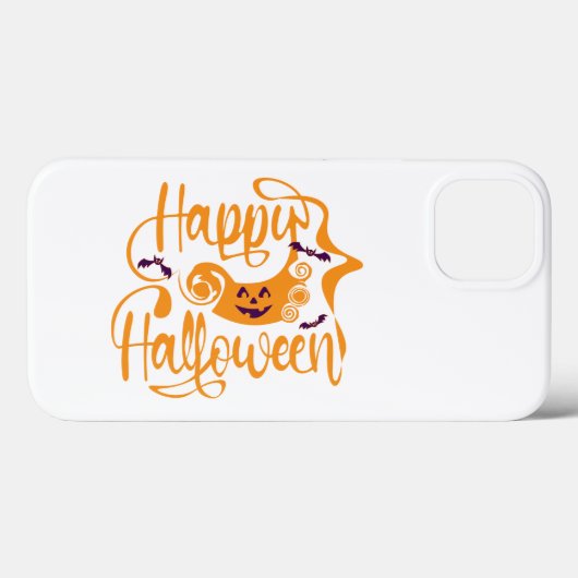 Happy Halloween bats jack o lantern Case-Mate iPhone Case (Achterkant (horizontaal))