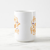 Happy Halloween bats jack o lantern Coffee Mok (Center)