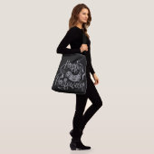 Happy Halloween bats jack o lantern Crossbody Tas (Op model)