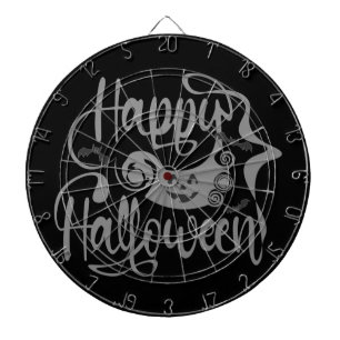Happy Halloween bats jack o lantern Dartbord