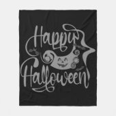Happy Halloween bats jack o lantern Fleece Deken (Voorkant)