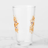 Happy Halloween bats jack o lantern Glas (Links)