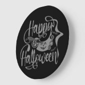 Happy Halloween bats jack o lantern Grote Klok (Hoek)