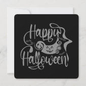 Happy Halloween bats jack o lantern Kaart (Achterkant)