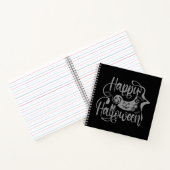 Happy Halloween bats jack o lantern Notitieboek (Binnen)
