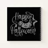 Happy Halloween bats jack o lantern Notitieboek (Achterkant)