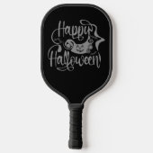 Happy Halloween bats jack o lantern Pickleball Paddle (Achterkant)