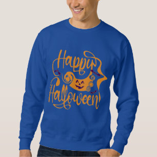 Happy Halloween bats jack o lantern Trui