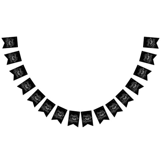 Happy Halloween bats jack o lantern Vlaggetjes (Alle)