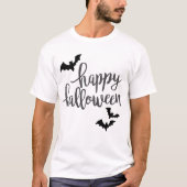 Happy Halloween Bats T-shirt (Voorkant)
