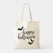 Happy Halloween Bats Tote Bag (Achterkant)