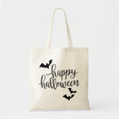Happy Halloween Bats Tote Bag (Voorkant)