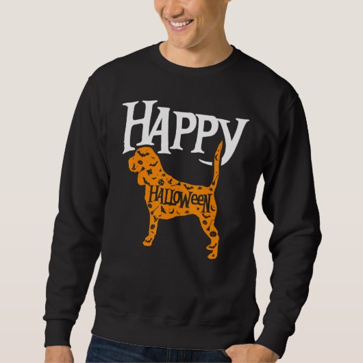 Happy Halloween Beagle Trui (Voorkant)
