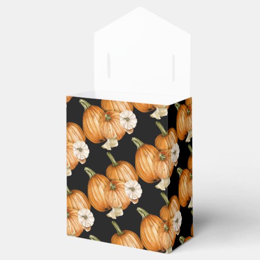Happy Halloween Beauful Sinaasappel Pumpkins Bedankdoosjes (Geopend)