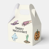Happy Halloween Bedankdoosjes (Voorkant Zijde)